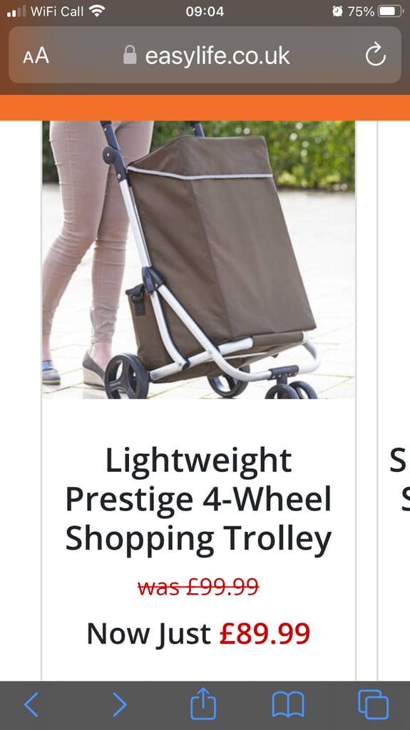image for Shopping trolley newly condition light weight collect from ng73 ..... area