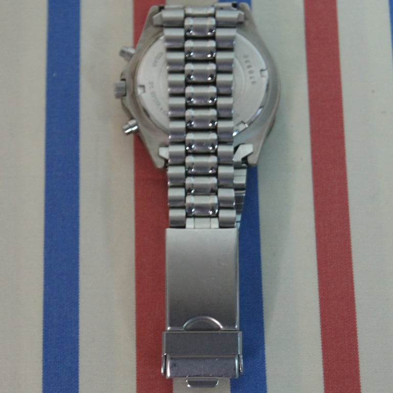 Rare Shonan Seiko Quartz Watch VD55-M005 Gents Chronograph Stainless Steel Watch