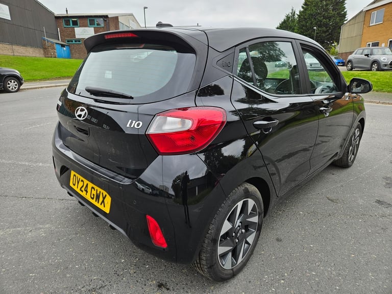2024 24 HYUNDAI I10 1.0 Advance 5dr Black Damaged Salvage