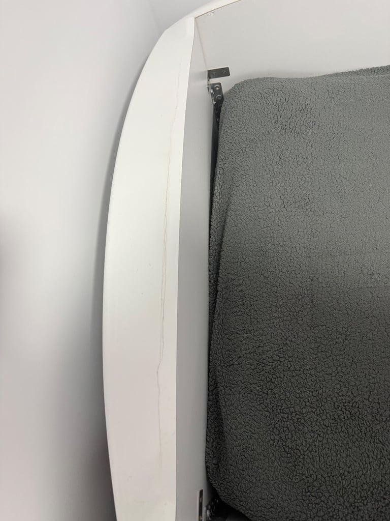 Car single bed with like new mattress