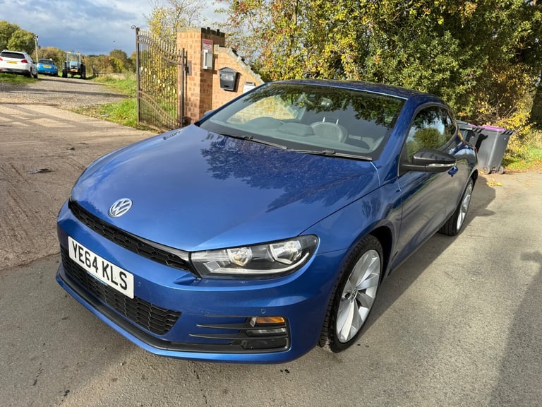 2014 Volkswagen Scirocco 2.0 TDI BLUEMOTION TECH GT 3DR 134K (BLUE) F.S.H NAV AA APPROVED  COUPE ...