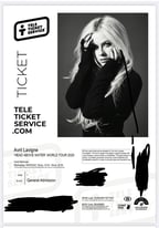2X Avril Lavigne tickets for Belgium