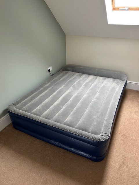 image for Blow Up Double Bed, Mattress with built in pump.