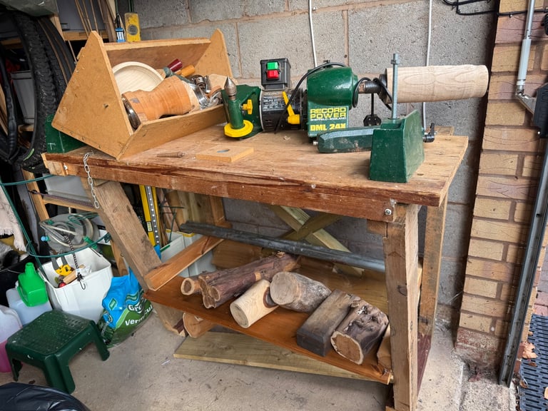 Wood turning lathe Record Power GML 24X