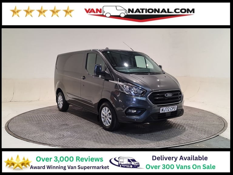 image for FORD TRANSIT CUSTOM 2.0 280 ECOBLUE LIMITED P/V L1 H1 130 BHP SWB DIESEL