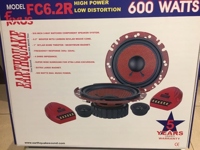 Earthquake Sound USA FC6.2R FOCUS 600 WATTS