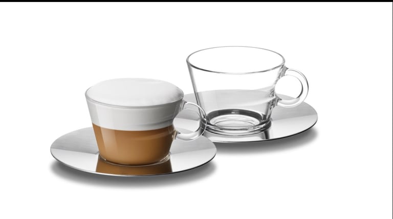 Nespresso  Cappuccino cup & saucer - Brand New. Still boxed.