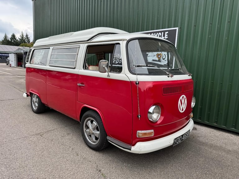 Volkswagen T2 Camper Van Bay Window 1972 Australian Import Fuchs Style Alloys