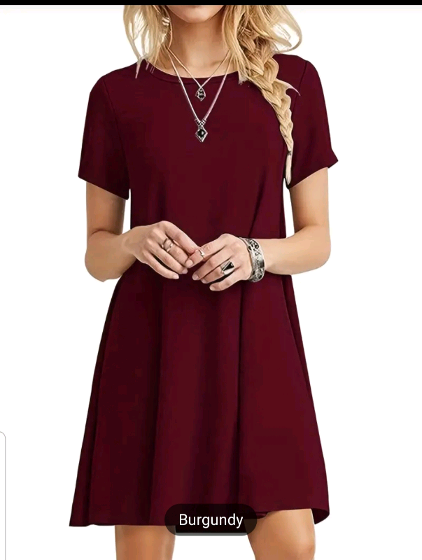 T-shirt Dress burgundy Brand NEW dresses shoes