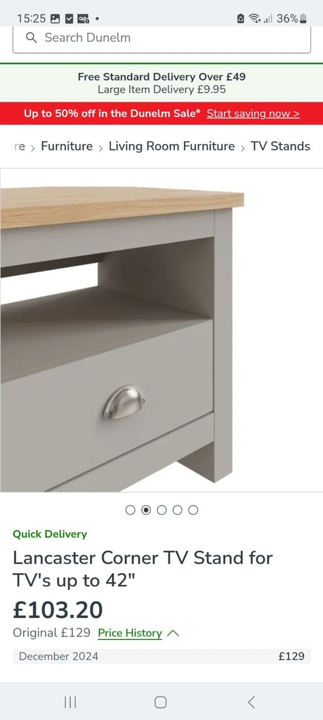 TV corner unit