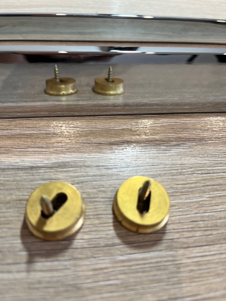 Flova Sofija 360mm Solid Brass Single Towel Rail Holder Diamond Chrome - SO8912A