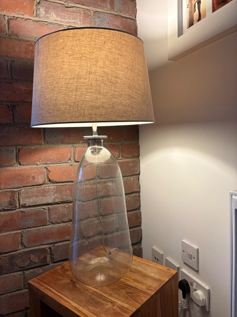 Large glass lamp shades