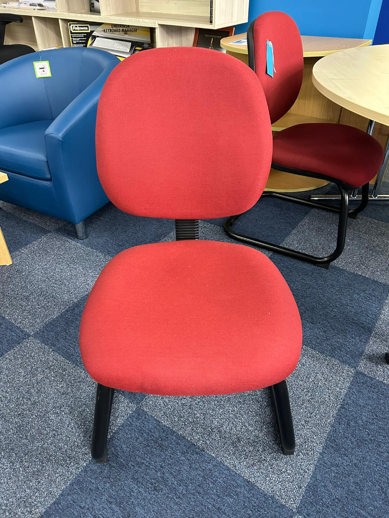 CLEARANCE - Rust Fabric Meeting Chair - £70+VAT