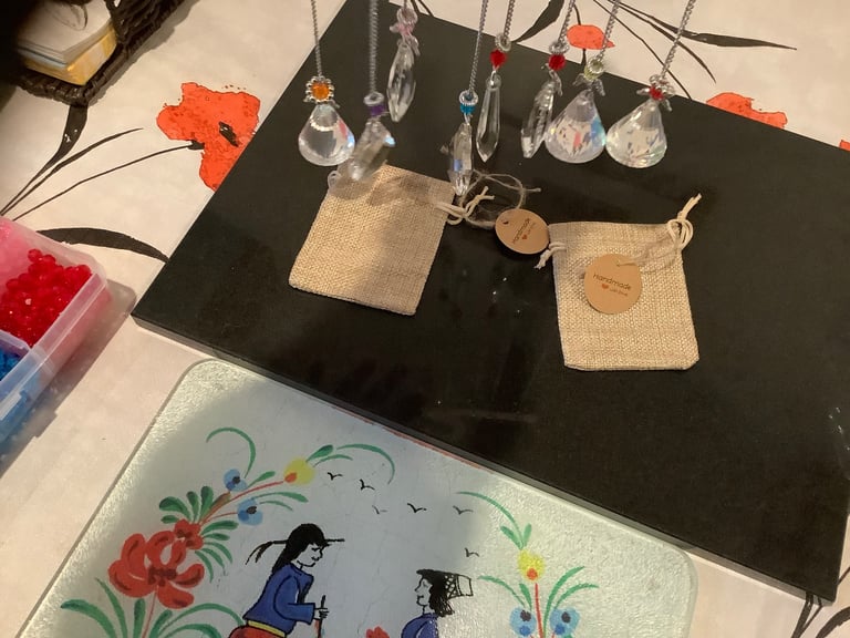 CHUNKY BESPOKE ANGELS and FREE gift bag. Hand made with love ❤️.BARGAIN price thanks ☺️ 