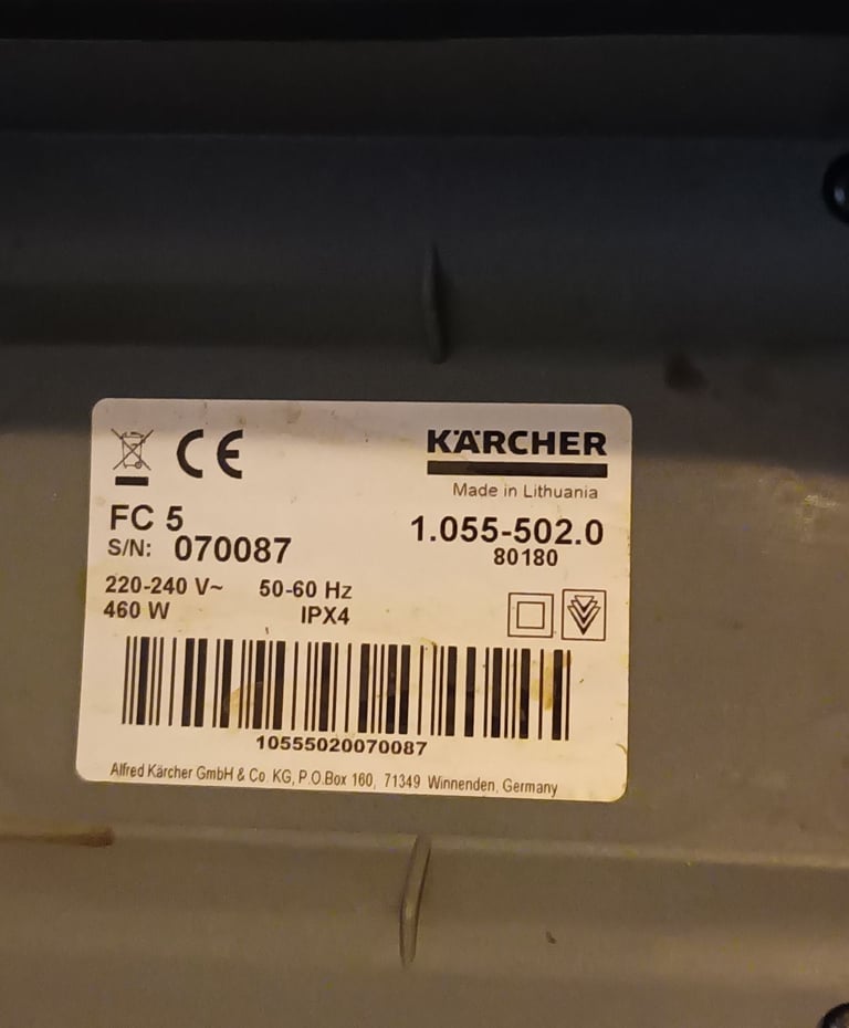karcher hard floor cleaner FC5 collect Farlington Portsmouth 