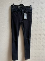 AllSaints ripped skinny jeans size W26 or XS