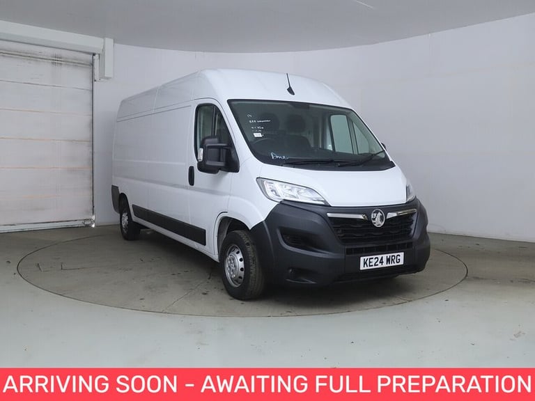  Vauxhall Movano 3500 2.2HDi BiTurbo PRIME LWB L3 H2 140PS Large Van Diesel Manual