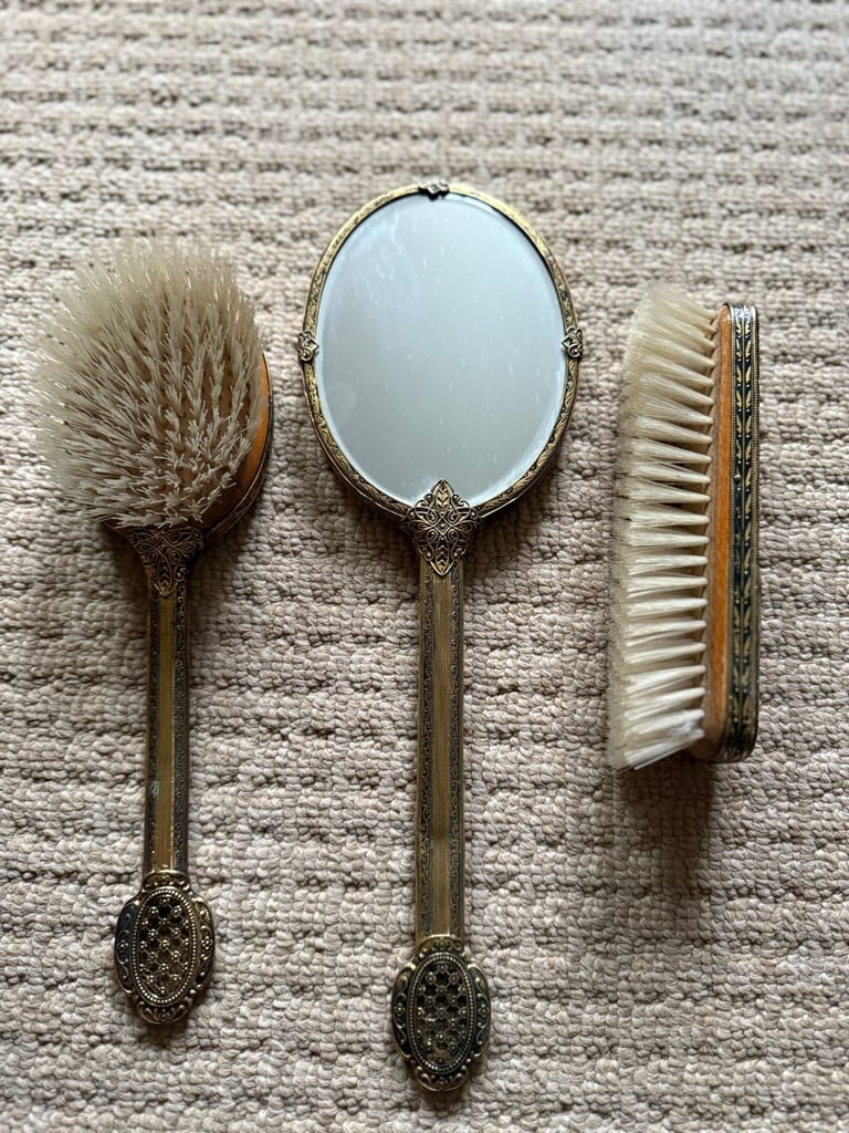 Vintage Oriental Vanity set.