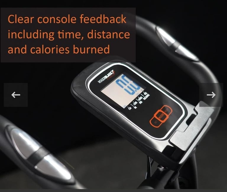 New roger black folding exercise bike Delivered