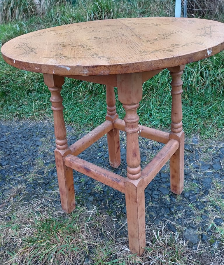 image for Side Table LAMP Table Solid Wood Can Deliver 