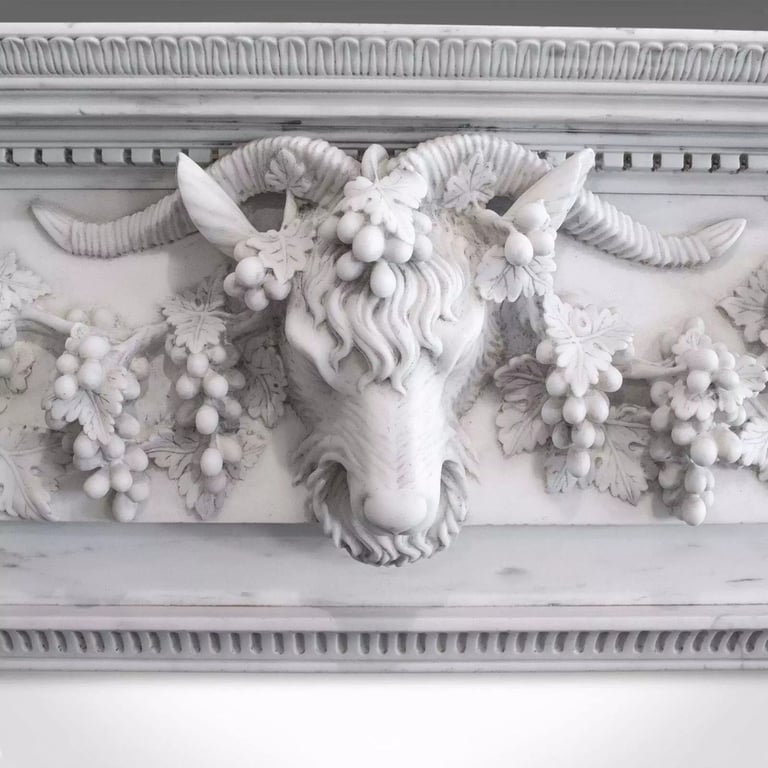 Georgian Revival Marble Fireplace, English, Fire Surround, Dominic Hurley