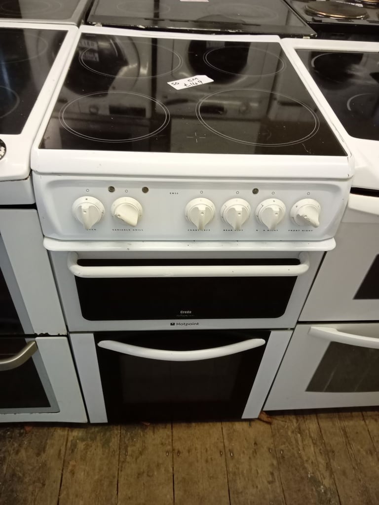 Hotpoint 50cm electric cooker with grill and fan assisted oven £149
