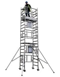6.0m Euro One Aluminium Scaffold Tower MiTower Complete