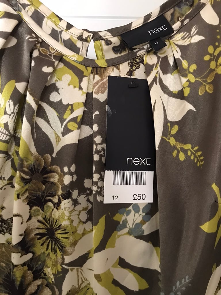 Brand New NEXT Dress Size 12 with matching belt 