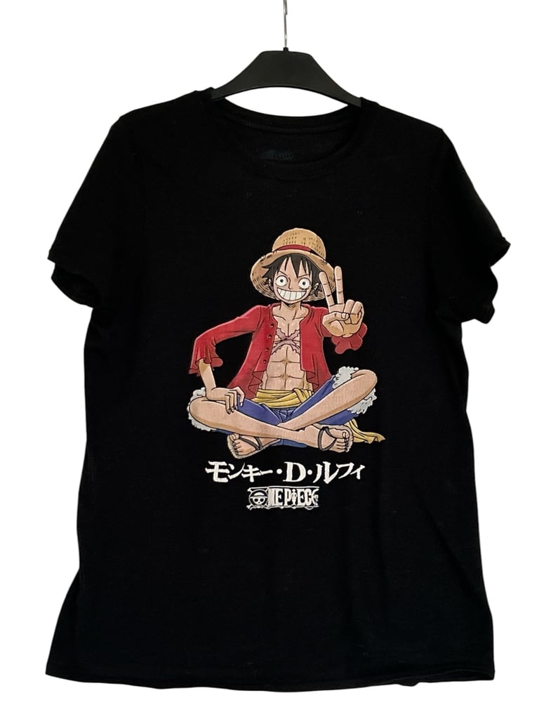 One Piece Merchandise Monkey D Luffy Peace Unisex T Shirt Size Small
