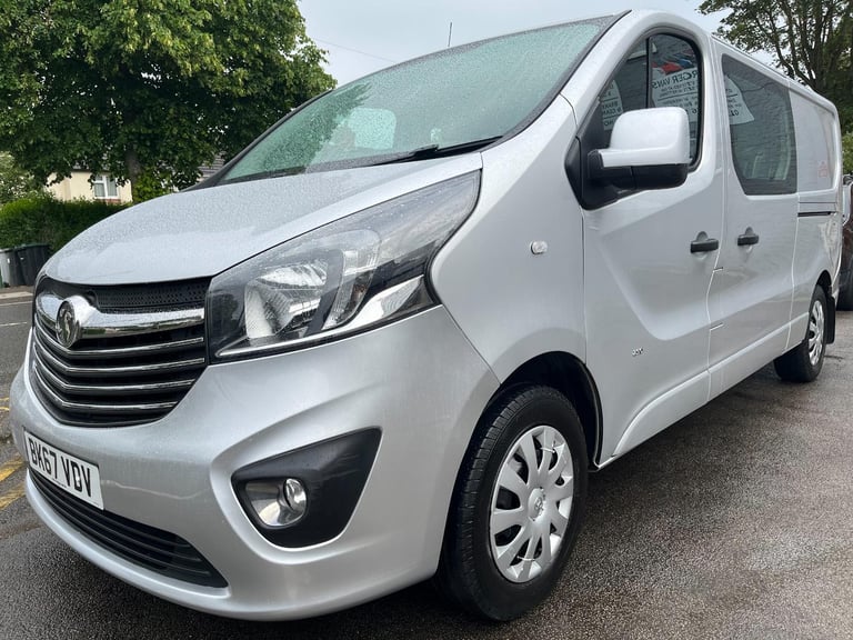 Vauxhall Vivaro 2900 1.6CDTI BiTurbo 145PS Sportive 6 Seat LWB Crew Van 2017/67