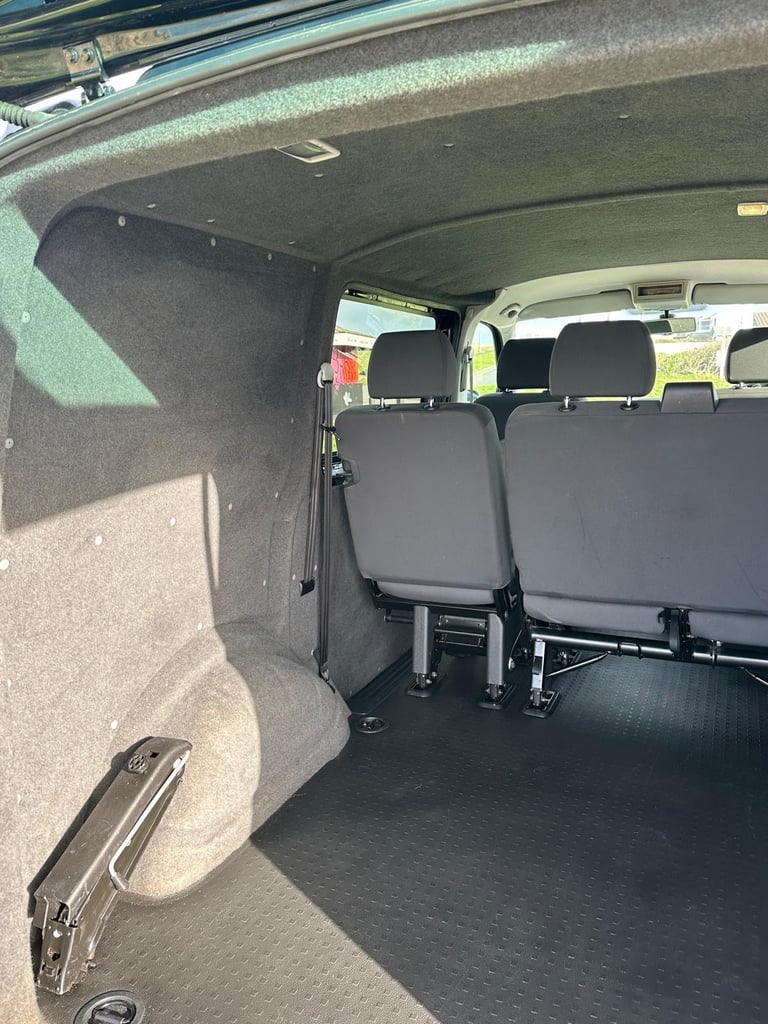 Black VW Transporter T5 Volkswagen, TRANSPORTER, Window Van, 2015, Manual, 1968 (cc)