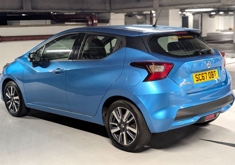 Nissan Micra Acenta 2018 Petrol 1.0 ULEZ Apple Carplay MOT Apr 2026 Low Mileage 50k
