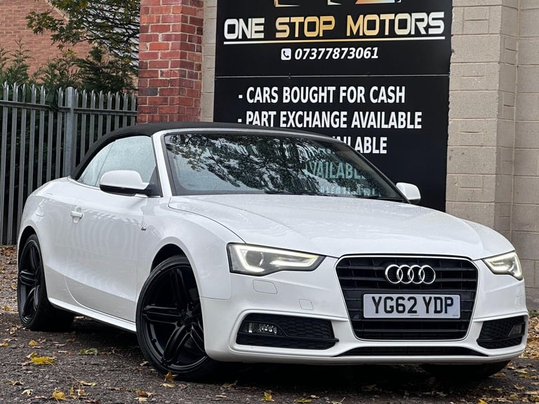 2012 Audi A5 Cabriolet 2.0 TDI S line Multitronic Euro 5 (s/s) 2dr CONVERTIBLE Diesel Automatic