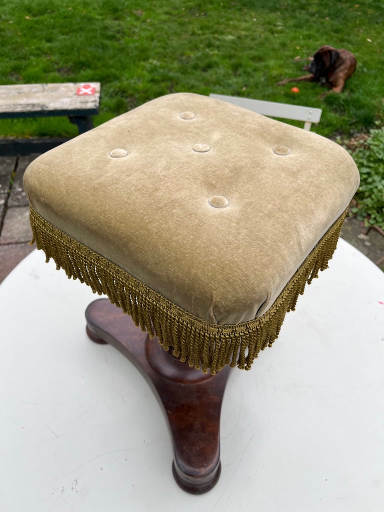 Victorian mahogany stool