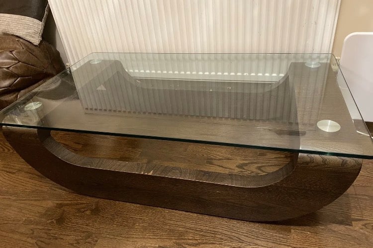 image for DFS Heavy Duty RRP £750 Toughened 12mm Thick Glass Coffee Table