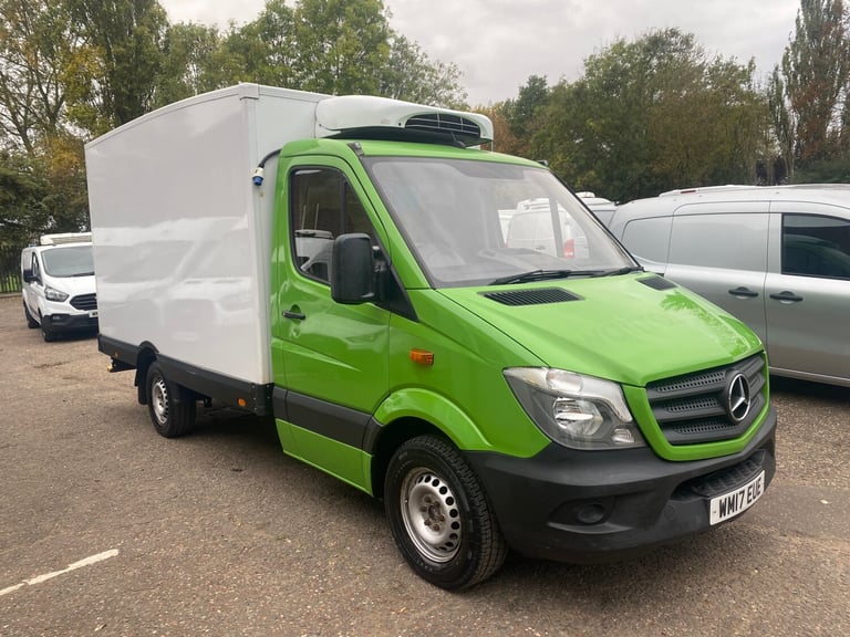 2017 17 Reg Mercedes Sprinter LWB Euro6 Fridge Freezer Box Van No VAT 