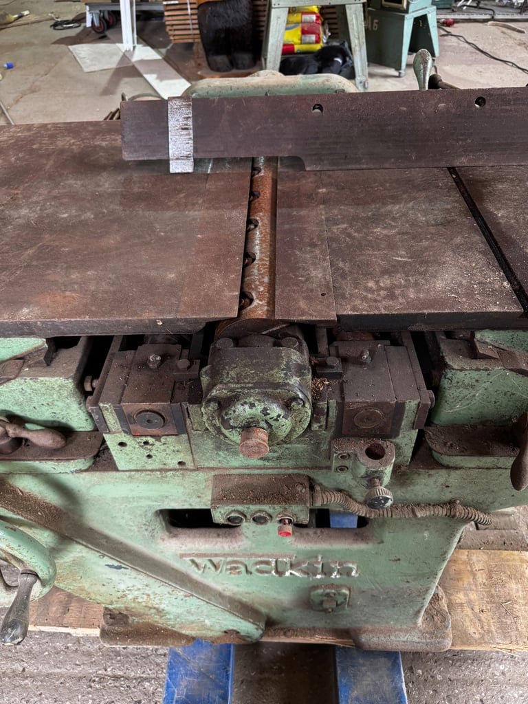 Wadkin 2ft planer thicknesser, 3 phase, WIDE 