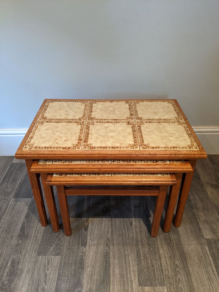 image for Vintage Retro Nest of Tables
