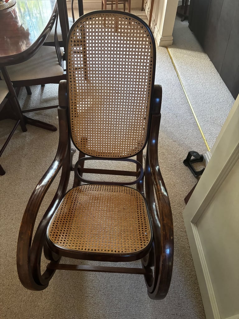 image for Vintage rocking chair rattan