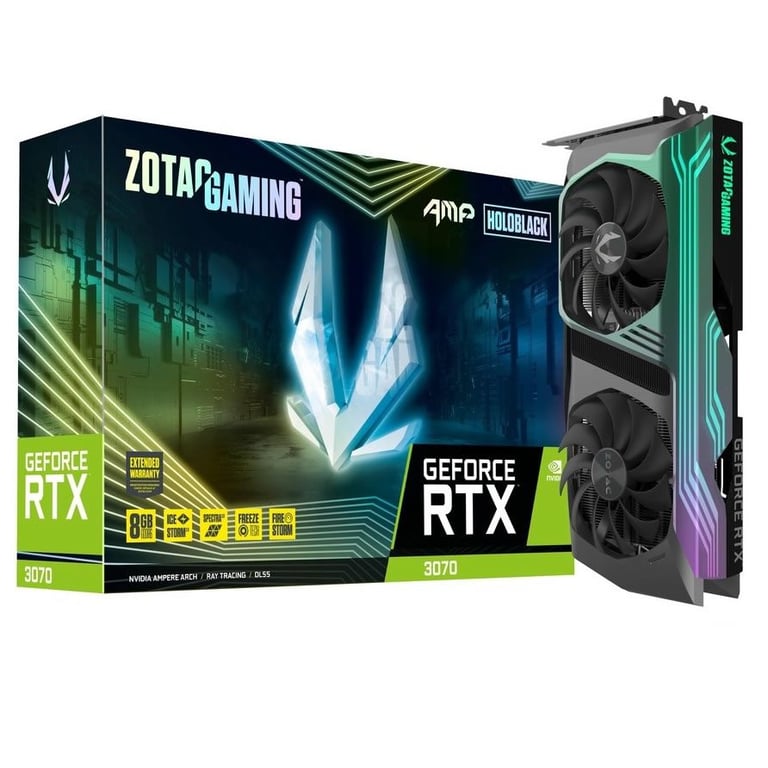 image for Zotac AMP RTX 3070 8gb 