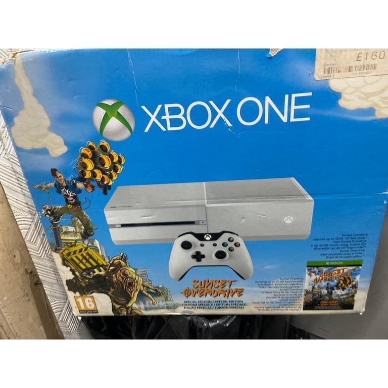 Xbox One 500GB - White - Limited edition Sunset Overdrive + Sunset Overdrive