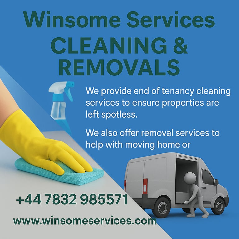 End of Tenancy Cleaning/ Deep Cleaning/ Cleaners/ Man & Van/ House removals/ Rubbish Clearance
