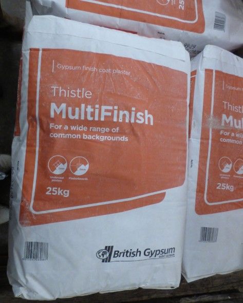 British Gypsum Thistle Multi Finish Plaster - 25kg