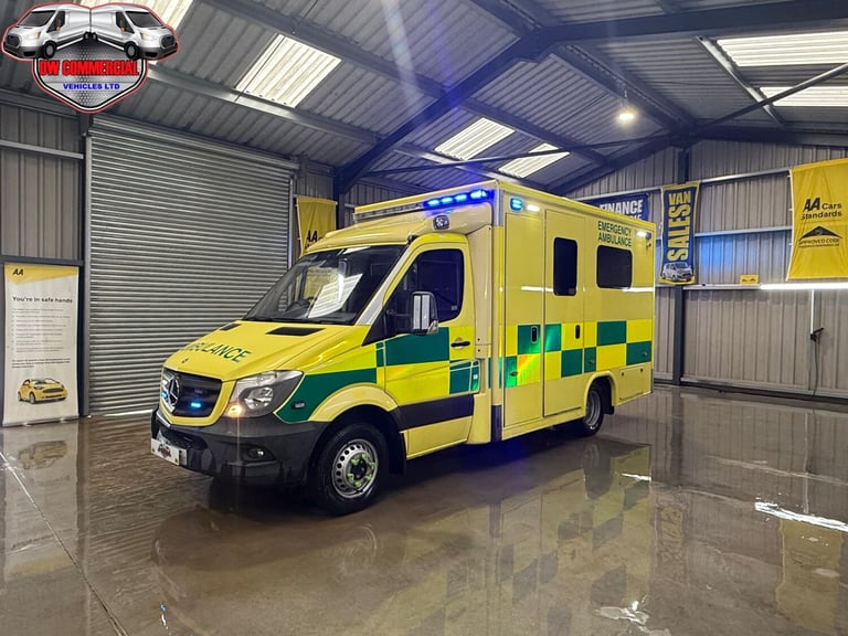 2015 Mercedes-Benz Sprinter 519 CDI MWB Automatic Ex-NHS Ambulance Service + VAT NA DIESEL Automatic