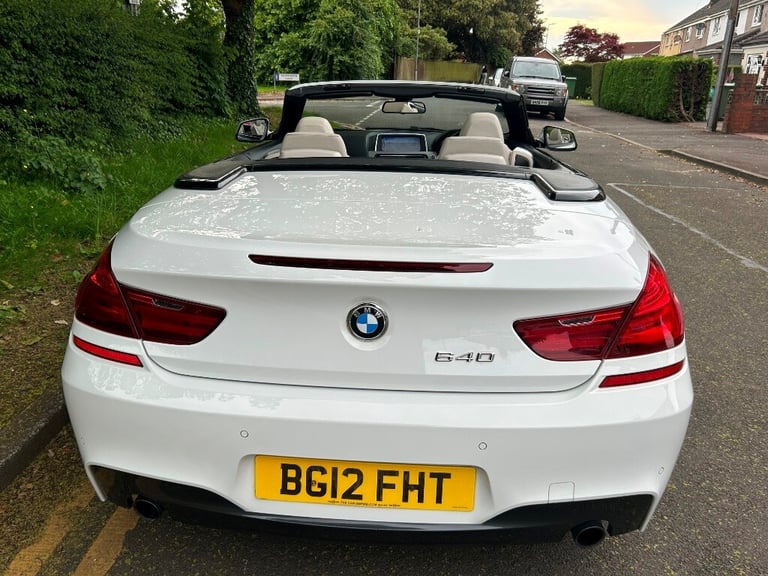 2012 BMW 6 Series 640D M SPORT Convertible Diesel Automatic