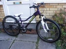 TREK 24&quot; WHEEL FRONT SUSPENSION BIKE HARDLY USED AGE 8+