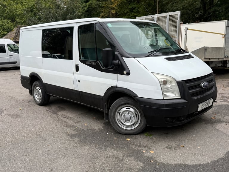 2013 FORD TRANSIT 2.2L TDCI WHITE 6 SEATER CREW CAB COMBI VAN - 144K MILES