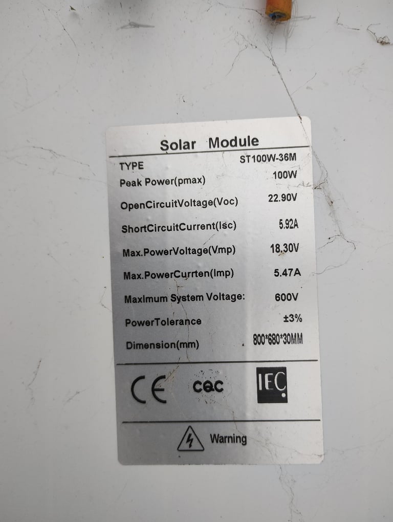 Solar panels & MPPT controller.