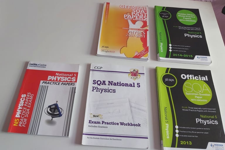 image for  5 National 5 Physics books