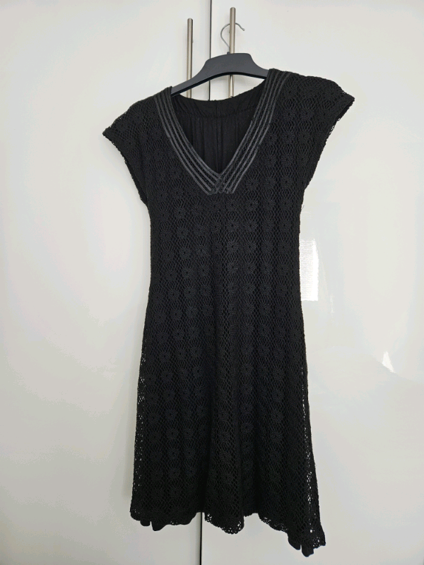 Ladies women's black dress size S